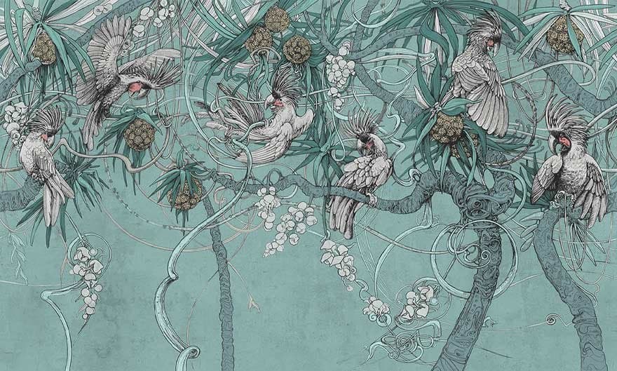 Papier peint Kakadu - 6