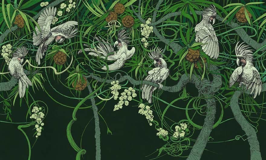 Papier peint Kakadu - 4