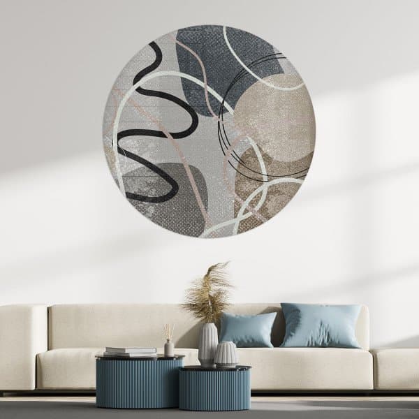 Papier peint cercle Fade Signal - 4