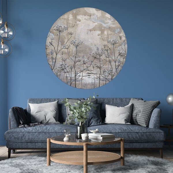 Papier peint cercle Velvet Dusk 2 - 3