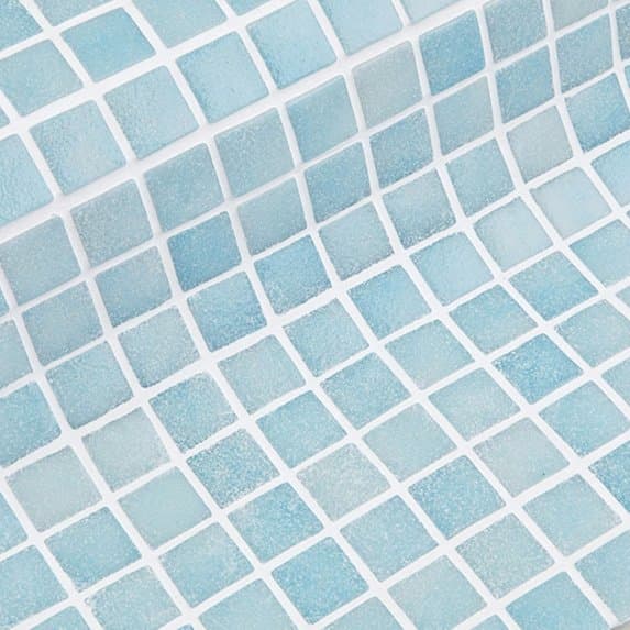 Carrelage verre récif antidérapant azur bleu