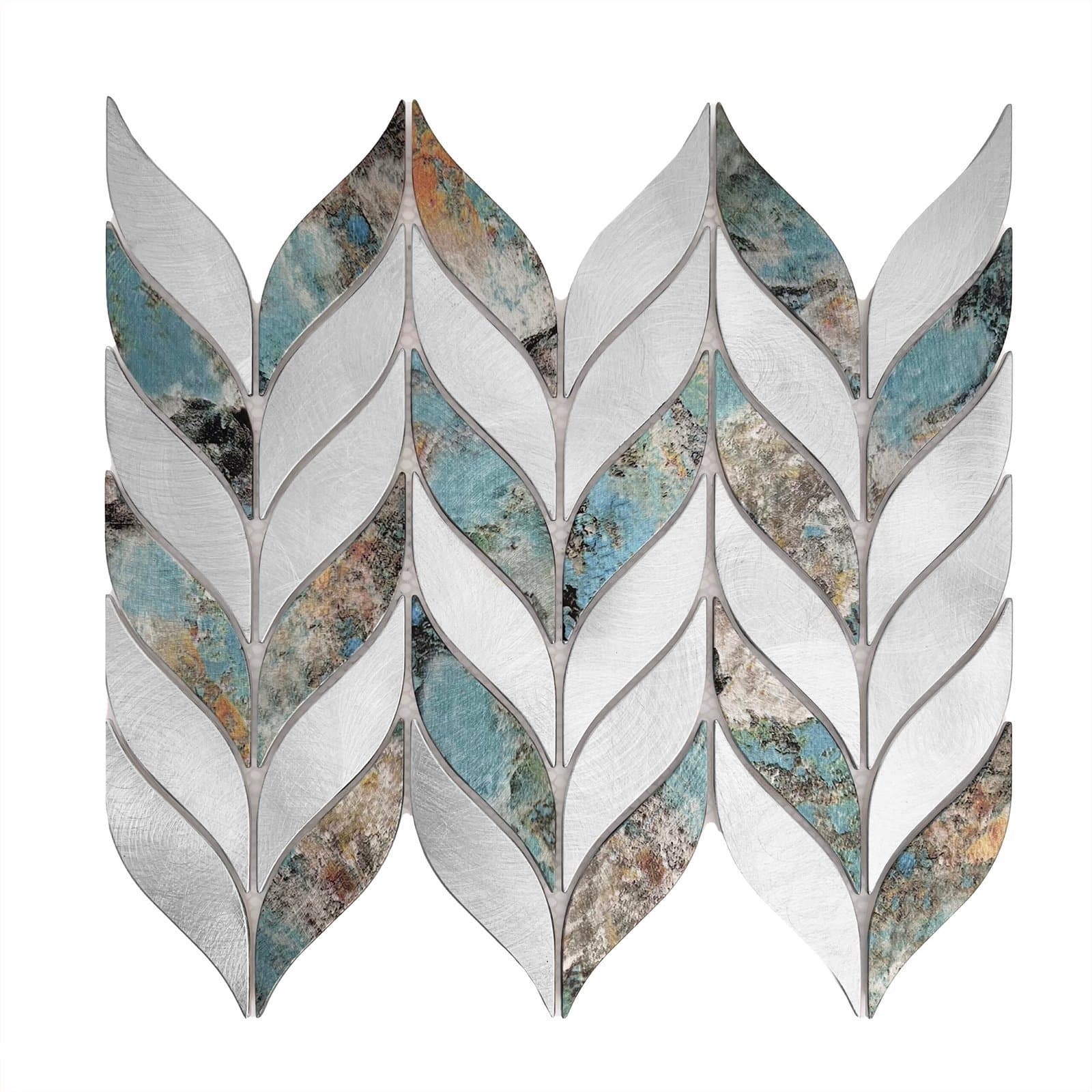 Mosaïque murale Patine botanique Allumi - 2