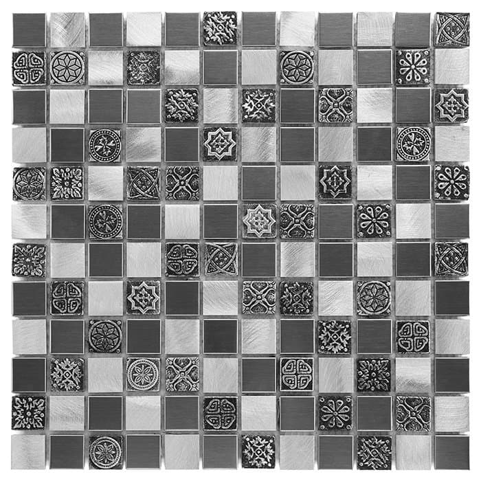Mosaïque Allumi Gris Mix 23