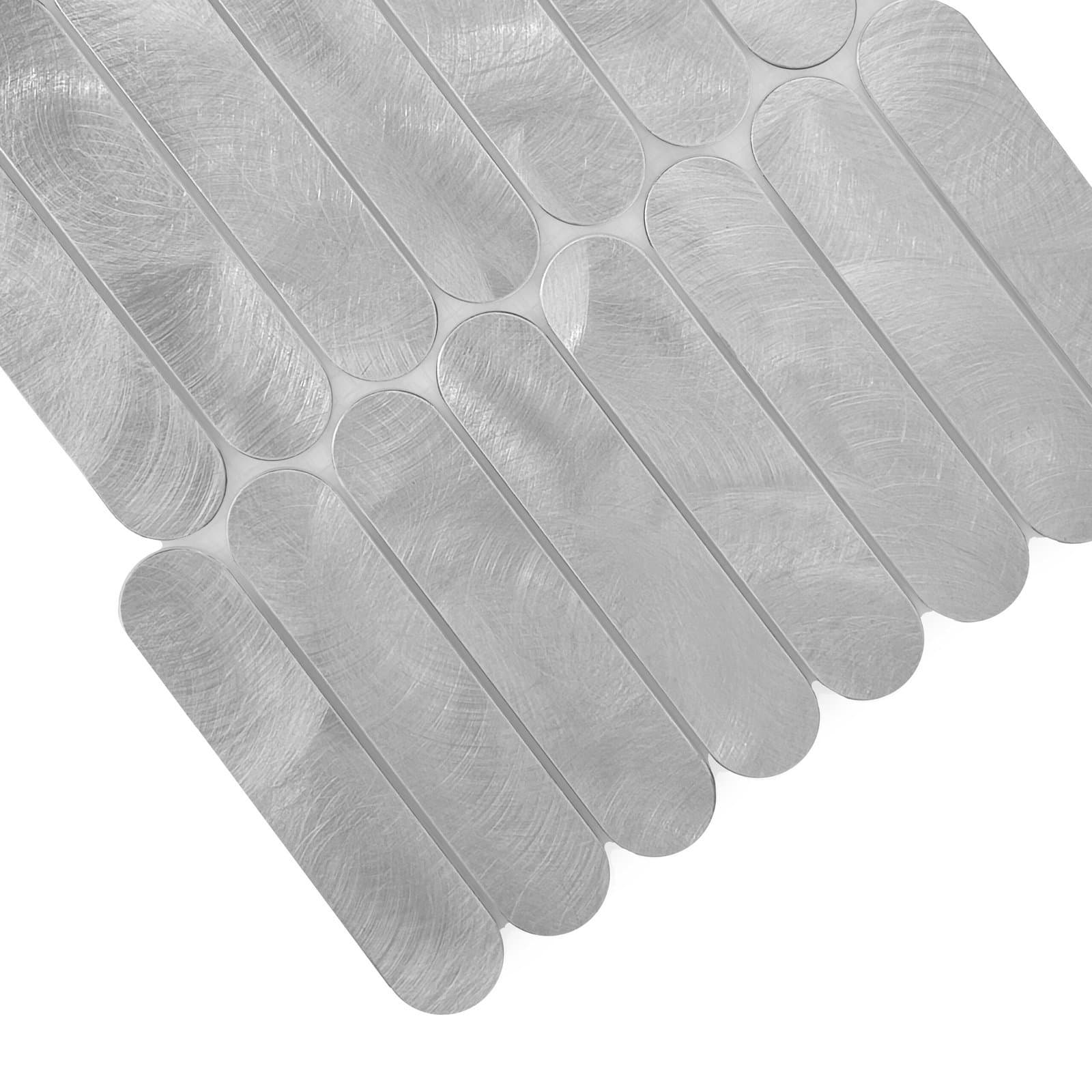 Mosaïque métallique Pilules Allumi Argent