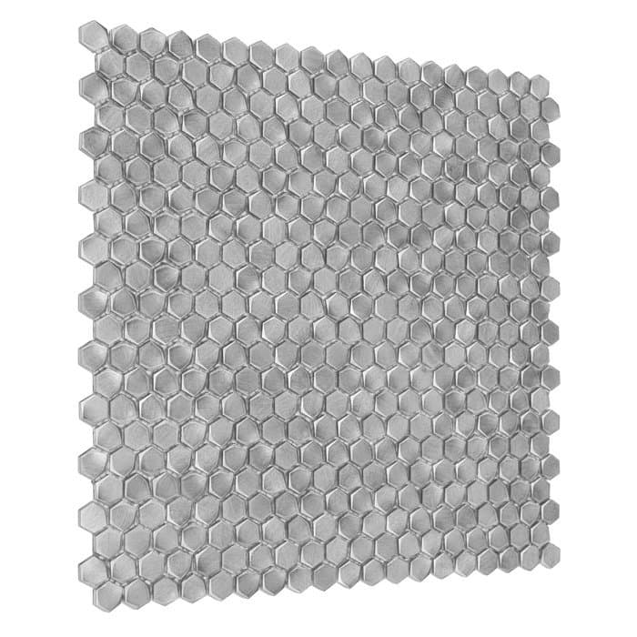 Mosaïque murale Allumi Silver Hexagon 14 - 4