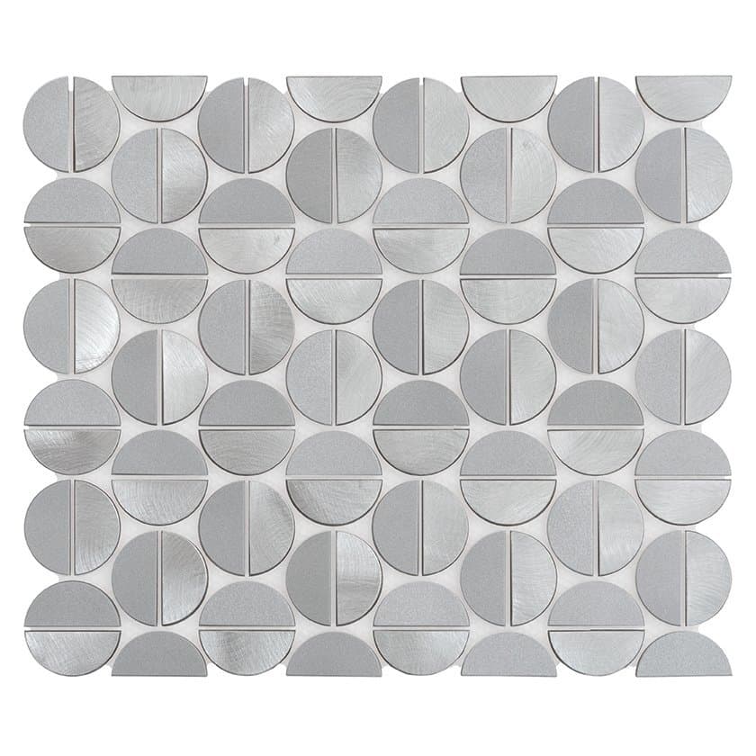 Mosaïque murale Allumi Tabs Argent - 2