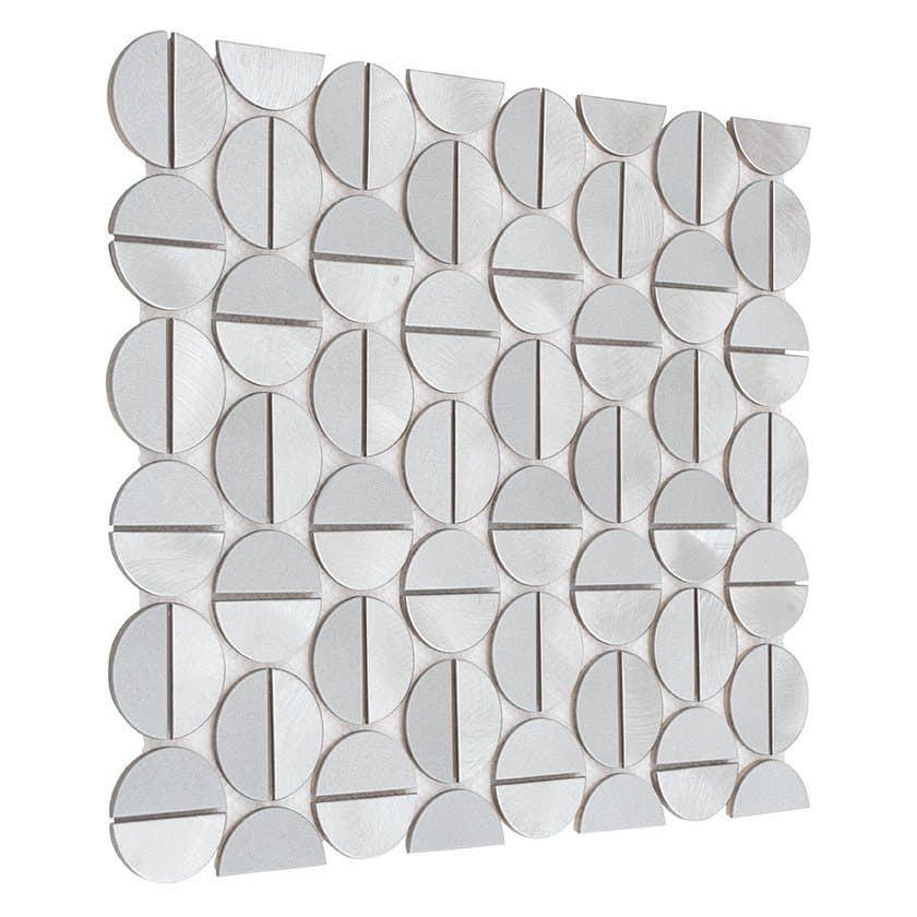 Mosaïque murale Allumi Tabs Argent - 4