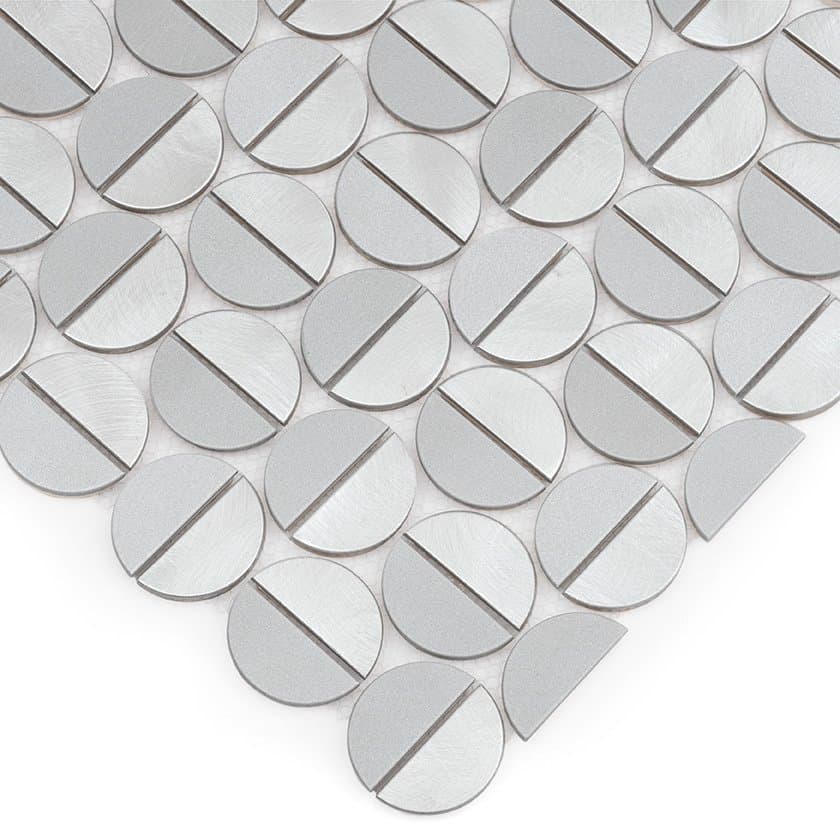 Mosaïque murale Allumi Tabs Argent