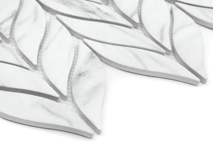 Carreau mural Bottany Carrara mat - 4