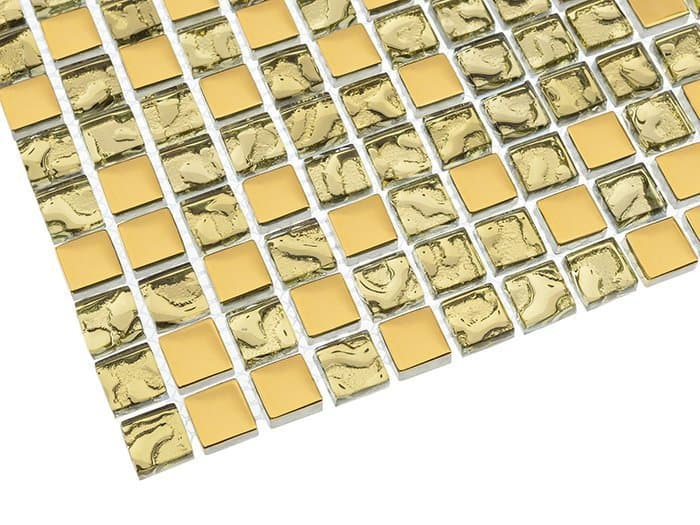 Mosaïque de verre Gold Mix 15 - 5