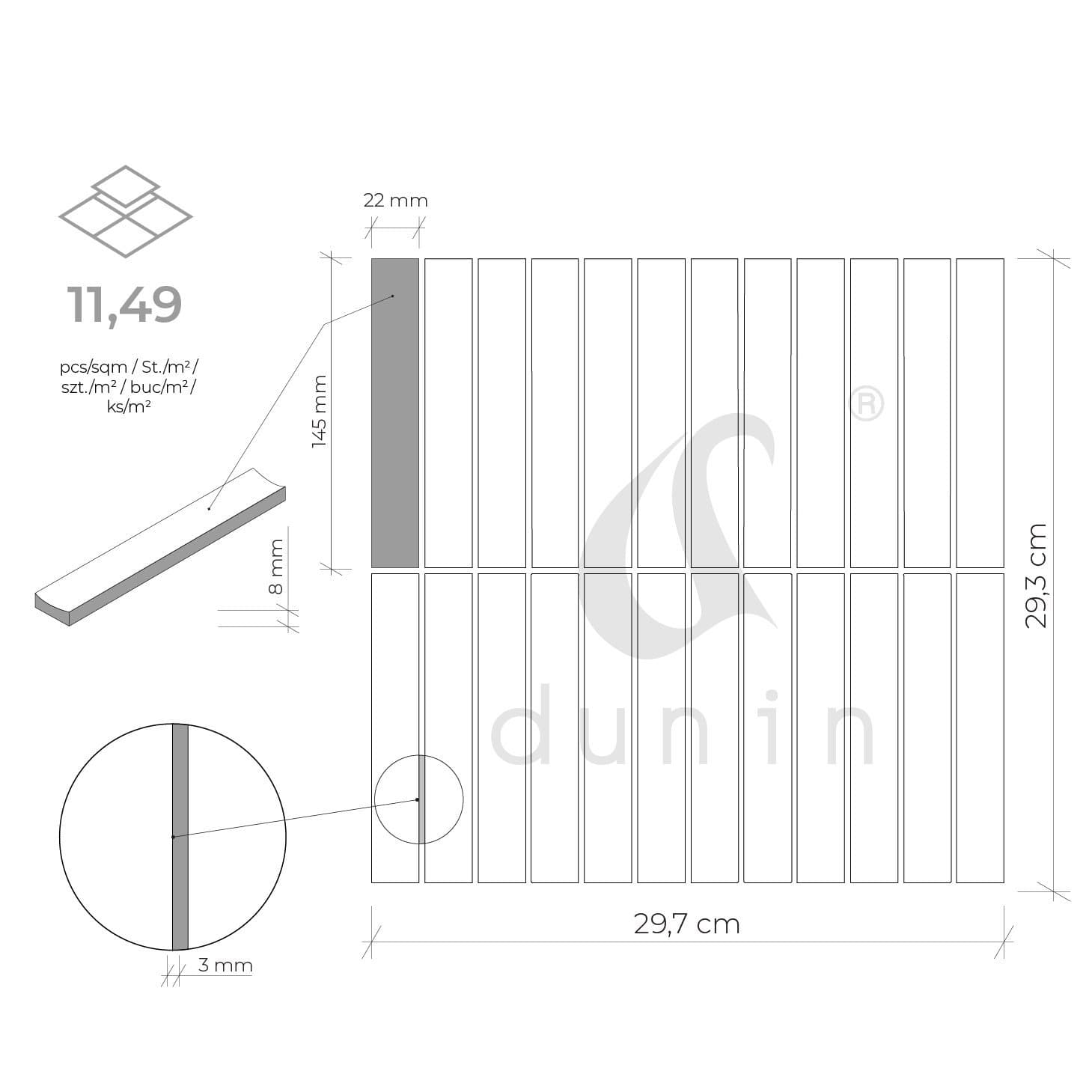 Carrelage mural KitKat Blanc mat - 5