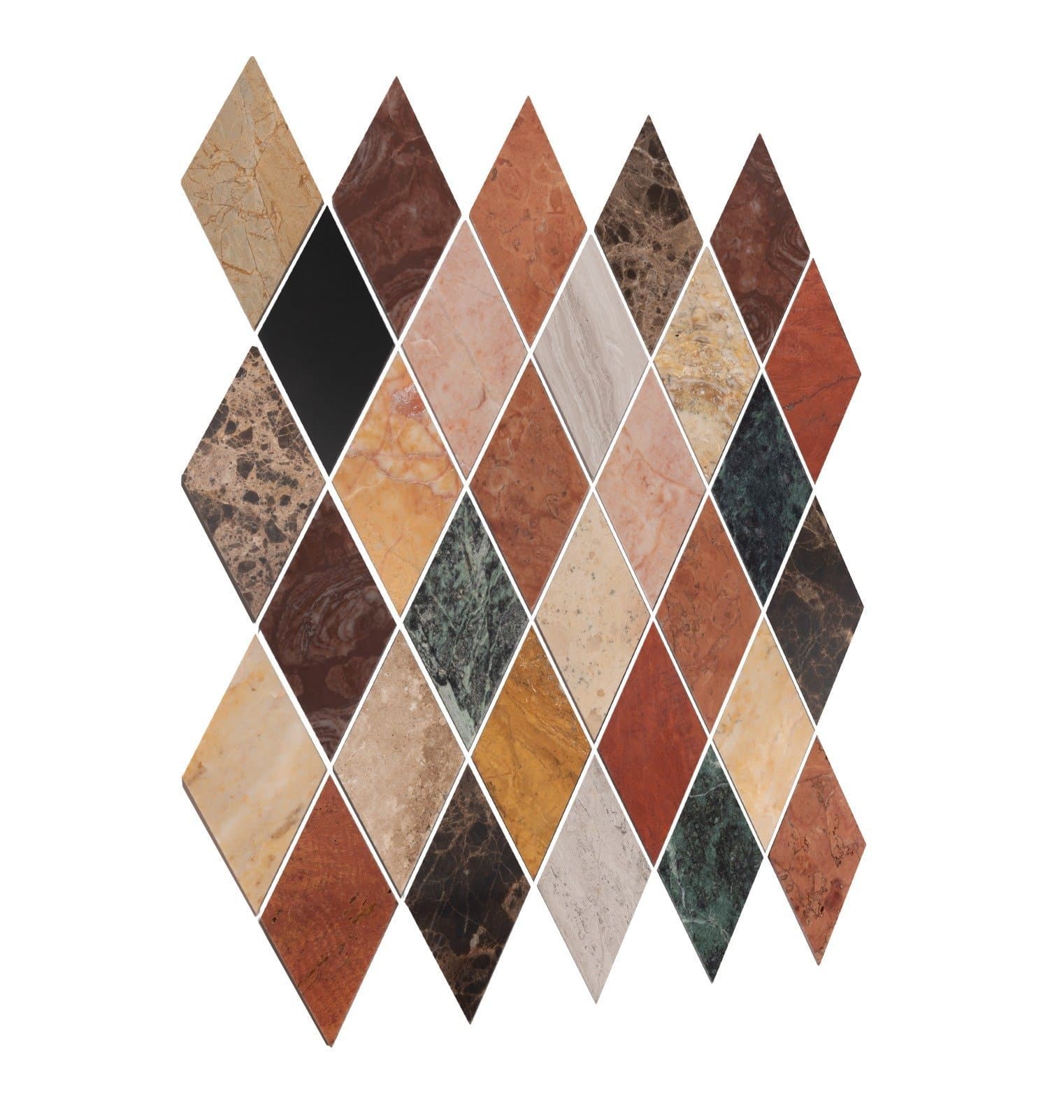 Mosaïque Emperador Rombic mix - 4