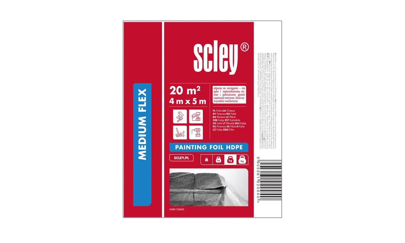 Film protecteur 4×5 m