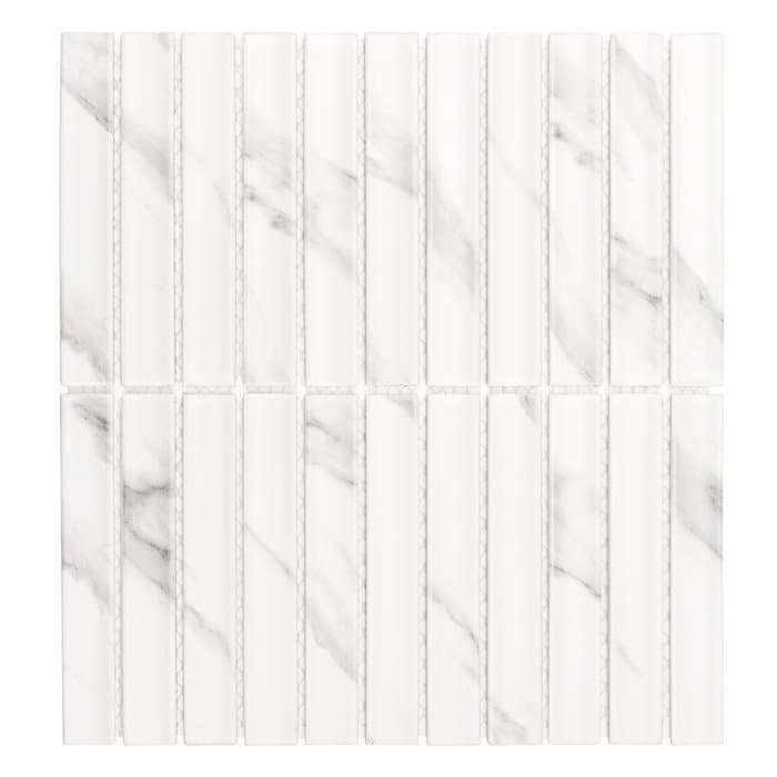 Carreau mural Kitkat Carrara mat - 2