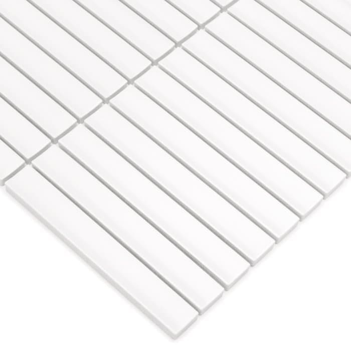 Carrelage mural KitKat Blanc mat