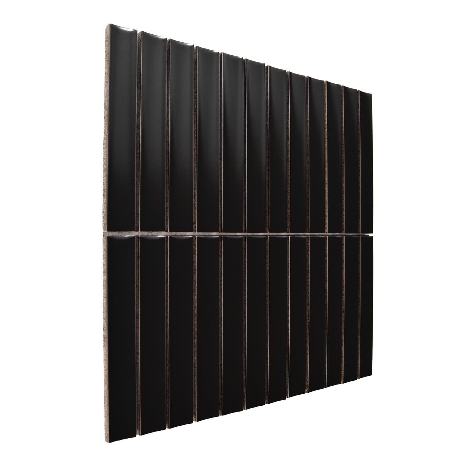 Carrelage mural KitKat Noir mat - 4