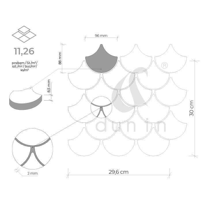 Mosaïque Mini balance à poisson Bora 88 - 6