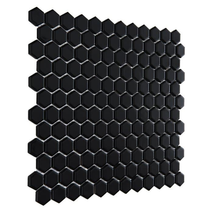 Mosaïque Mini Hexagone Noir - 5
