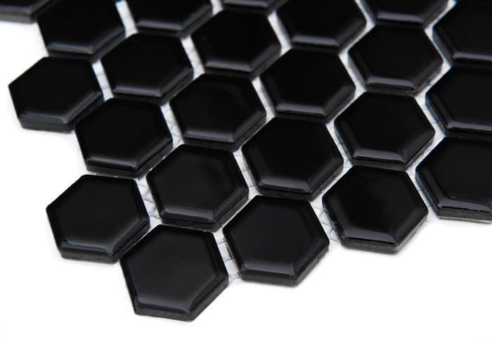Mosaïque Mini Hexagone Noir - 4