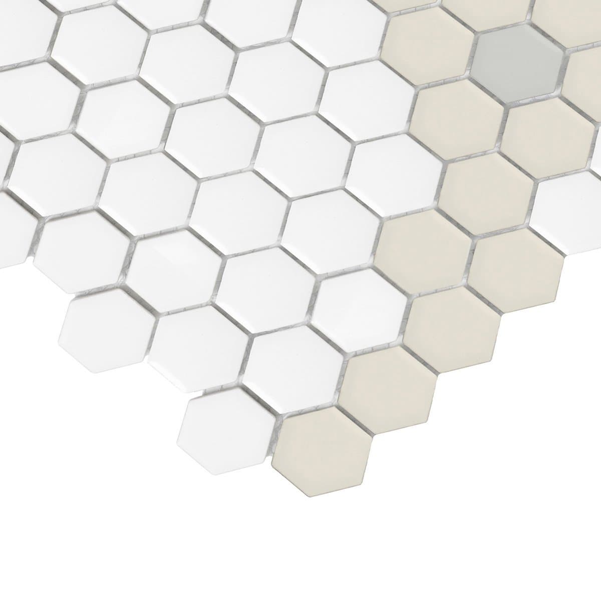 Carrelage Guirlande mini hexagones coton mat - 2