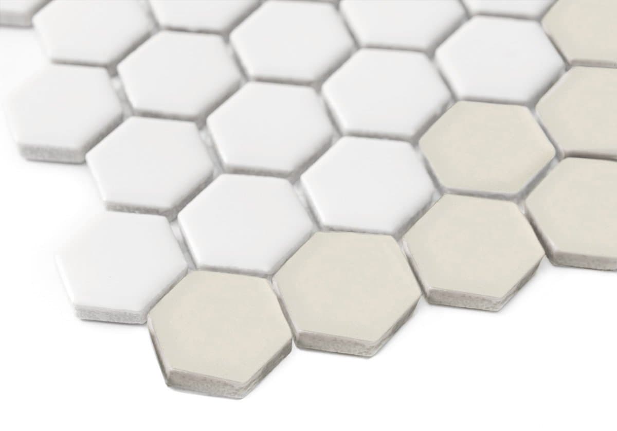 Carrelage Guirlande mini hexagones coton mat - 4