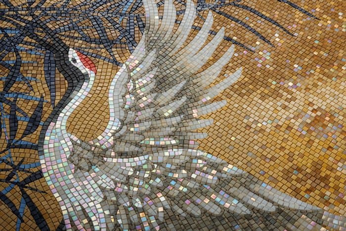 Carrelage mural Grues – 110×220 cm - 4