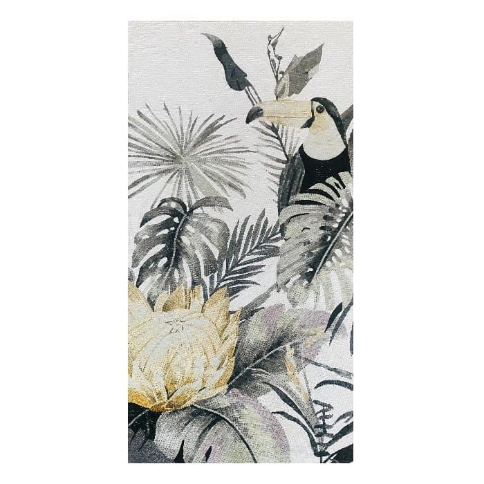 Carrelage mural verre brillant Toucan – 110×220 cm