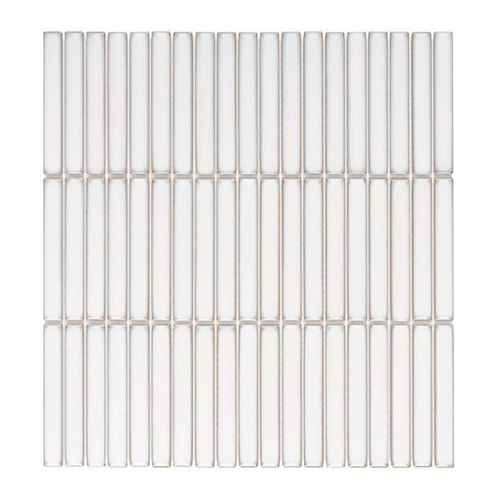 Mosaïque rectangulaire Camden blanc - 4