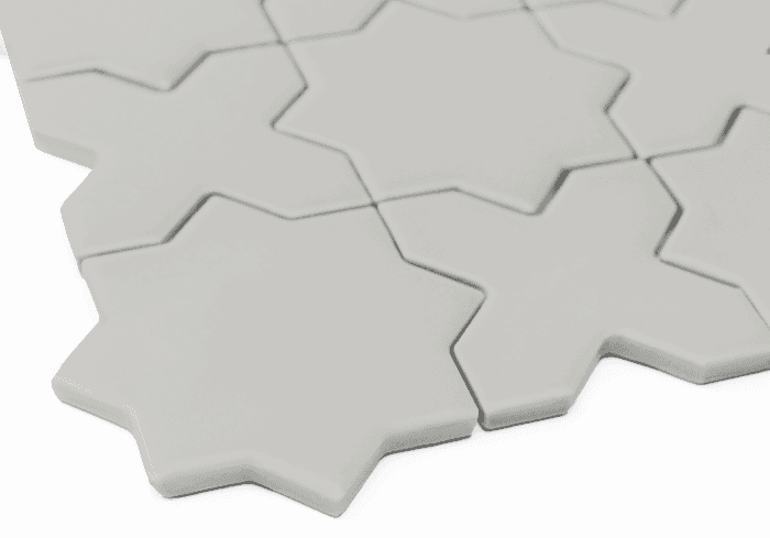 Carreau Star&Cross Cendre mat - 4