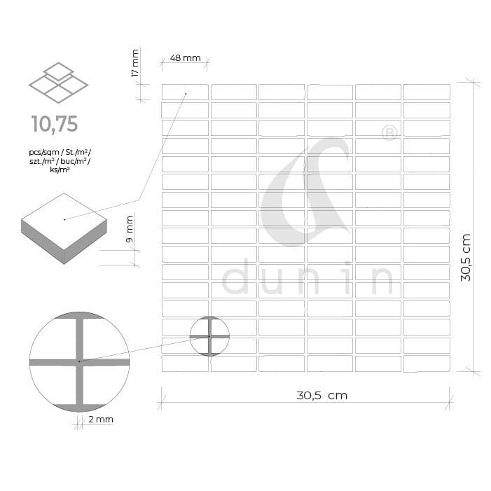 Carreau Marbre Woodstone Grey 48 - 2