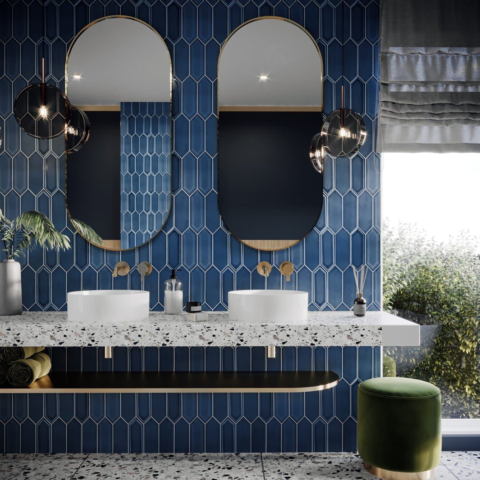 Carrelage mural Saphir Tritone 02 - 2