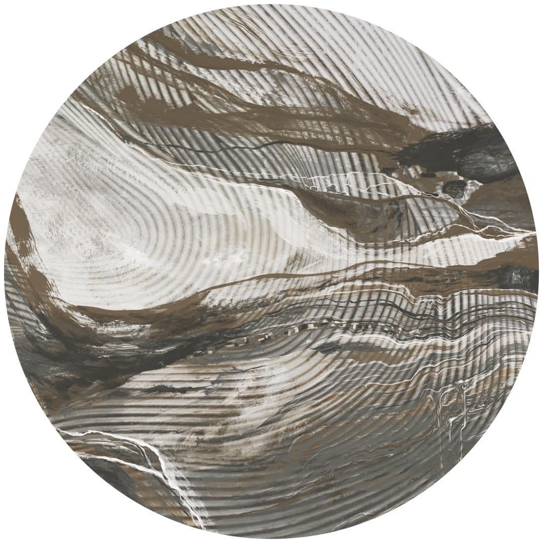 Papier peint cercle Wave Lines