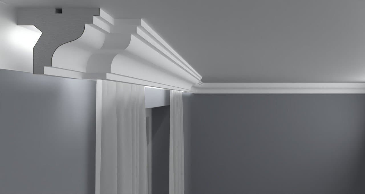 Cache Tringle à Rideau KS07 design sophistiqué