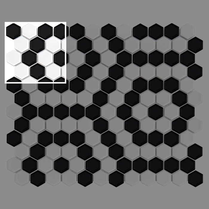 Échantillon Mini Hexagon B&W Nano