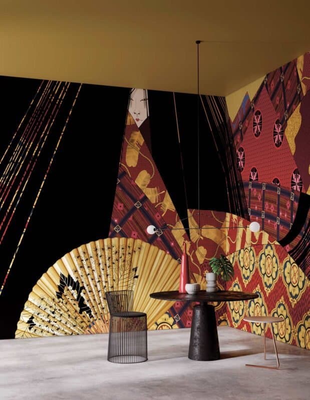 Papier peint Lady Sei