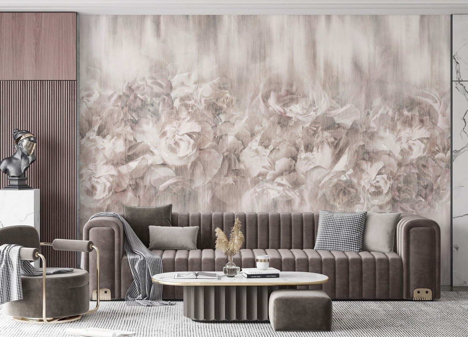 Papier peint Rose Kamila