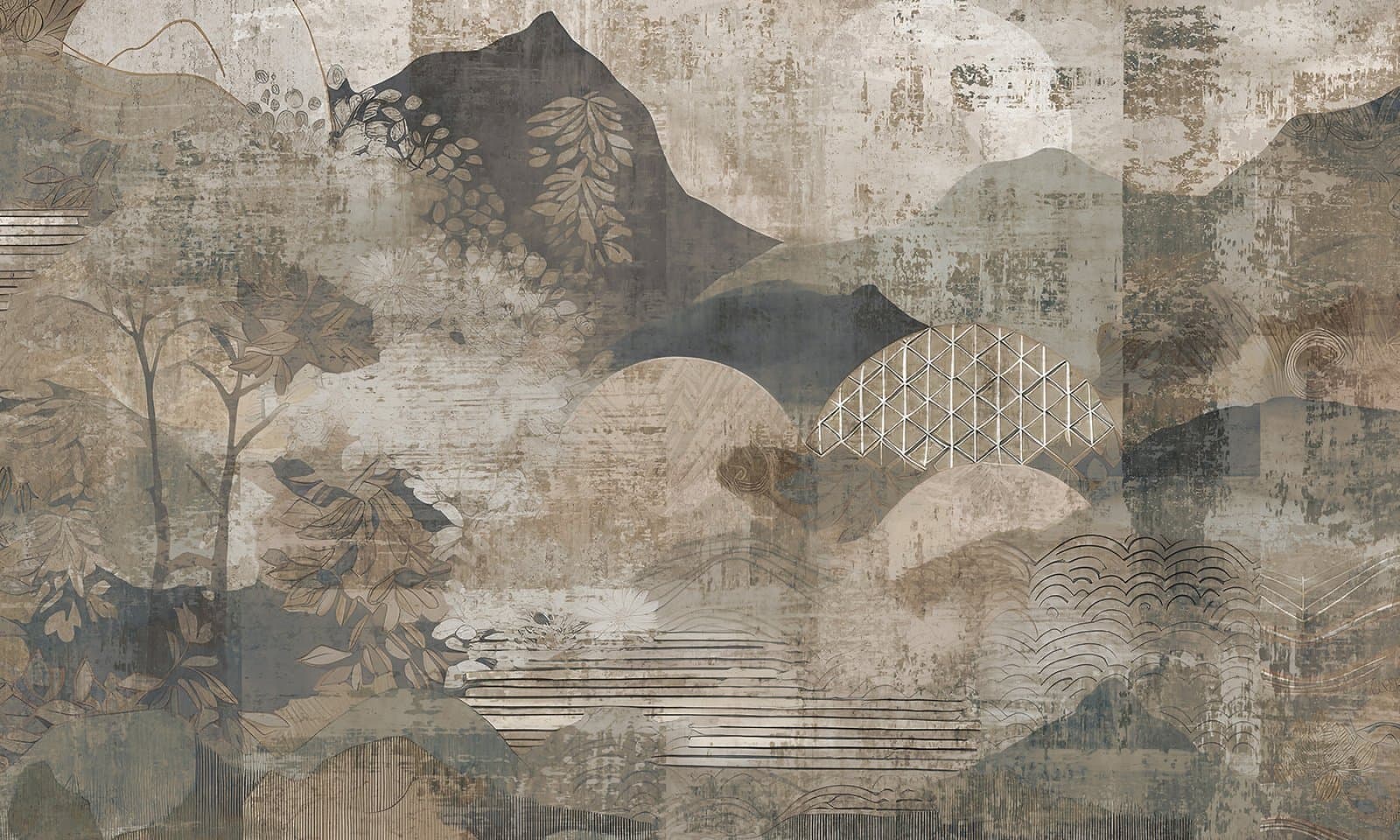 Papier peint Rustic reverie 2