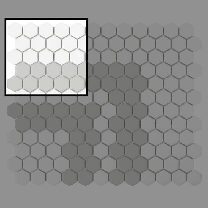 Échantillon Mini Hexagon STRIPE 2.2.A matt