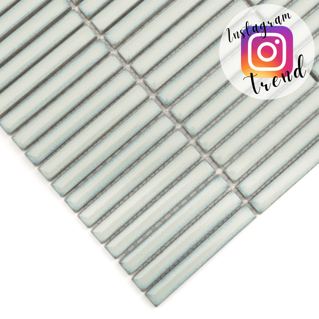 Carrelage mural rectangulaire Menthe