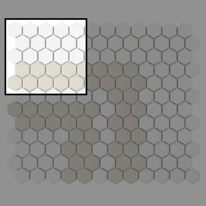 Échantillon Mini Hexagon STRIPE 2.2.C matt