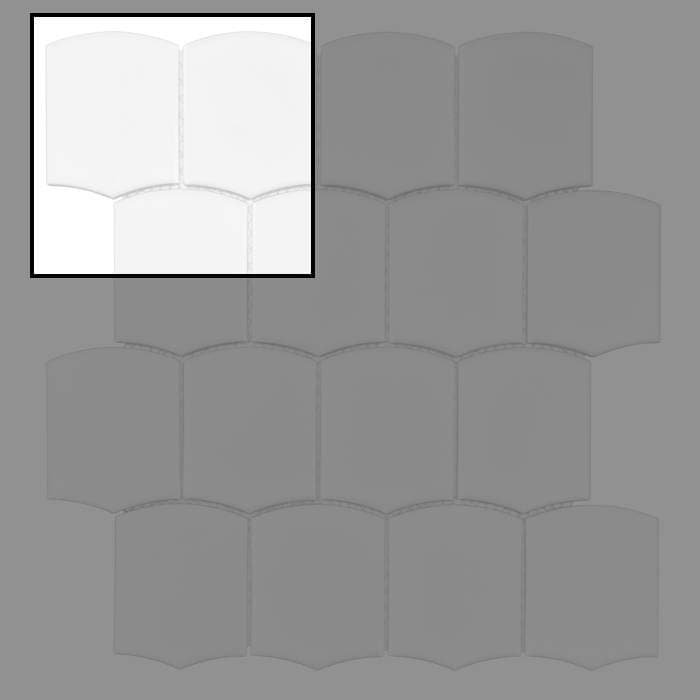 Échantillon Arcado White matt