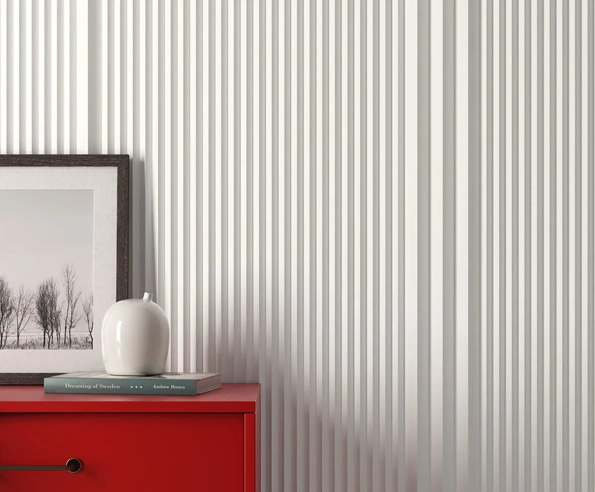 Panneau Mural Premium Vivid WP003TP 200cm Blanc Satiné