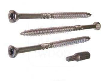 Vis à bois en acier inoxydable AISI 410, 4,0 x 4,5 cm, TORX 15, paquet de 200 pièces