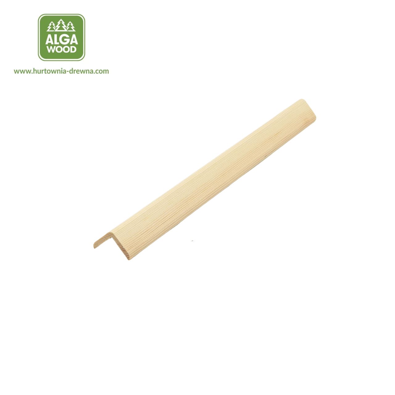 Équerre en pin 4 × 4 cm, 2,5 m, 5 mm d'épaisseur