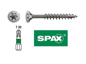 Vis à bois inox A2 4,5 x 7 cm TORX 20 – 100 pièces