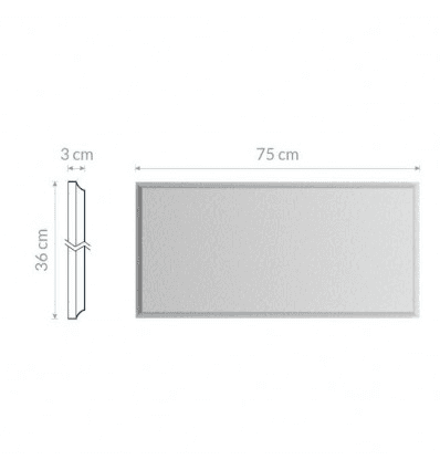 Bossage BS2 - 75 : profilé décoratif - WMB | Dartank