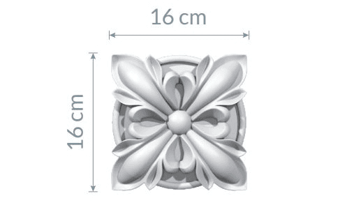 Relief Murale DK11 : design floral élégant