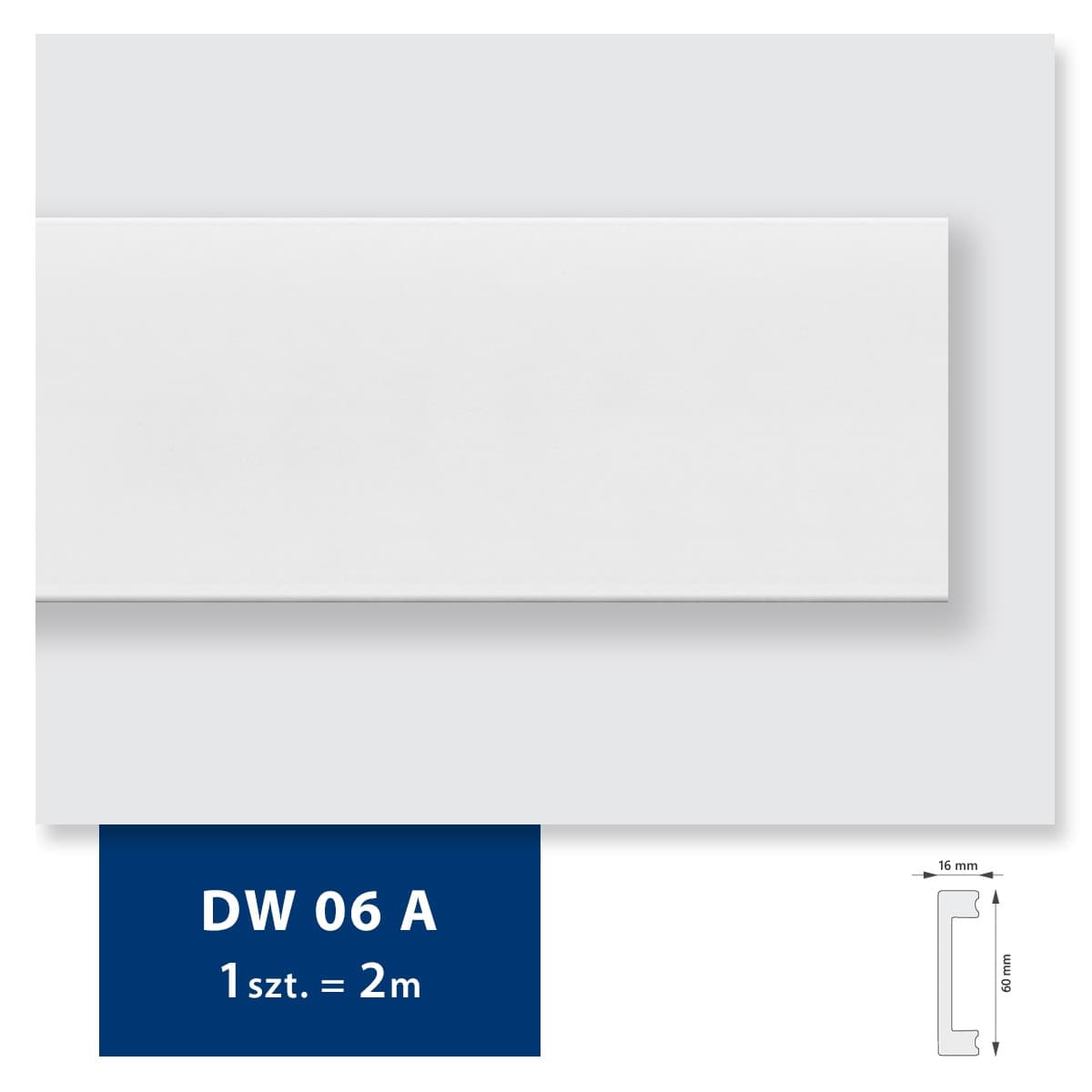 Carton de 56 mètres DW06A Moulure Murale DMS DECOR - 28 pièces