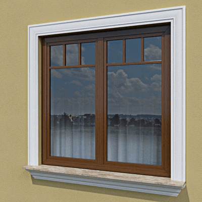 Moulure de Fenêtre L15 : finition lisse et raffinée