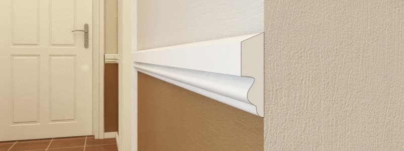 Moulure Murale LS5 : Design Courbé et Élégant